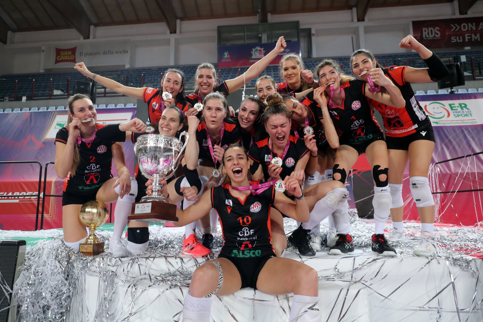 La CBF Balducci HR Macerata vince la Coppa Italia di Serie A2