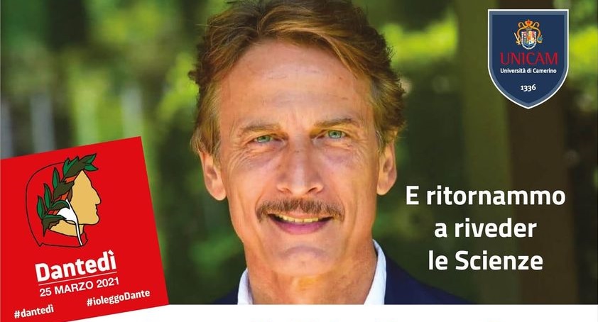 Unicam, il Dantedì con l’attore Cesare Bocci parlando di scienza