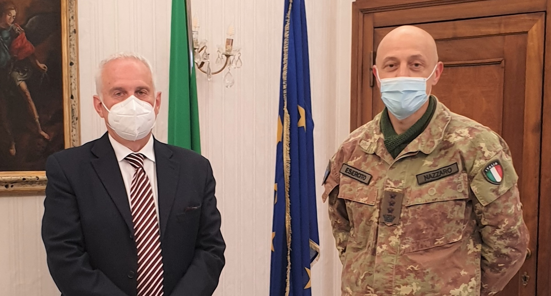 Il Prefetto Ferdani ha ricevuto il Comandante di “Strade Sicure”