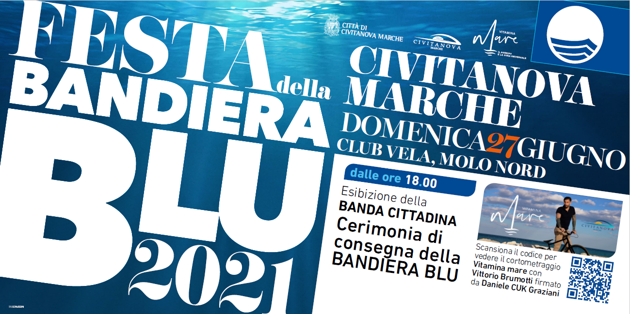 Civitanova Marche, festa per la diciottesima Bandiera Blu