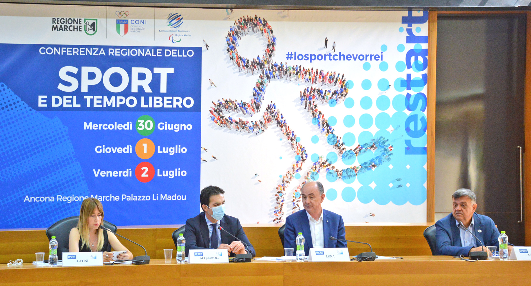 Marche, la Conferenza Regionale dello Sport e del Tempo Libero