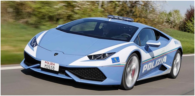 Al Motor Day la Lamborghini Huracan della Polizia di Stato