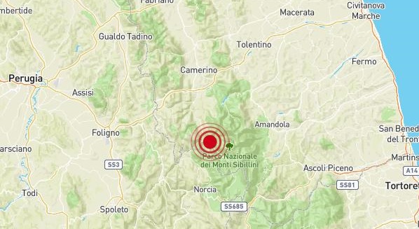 Terremoto 3.8 in provincia di Macerata, è la sequenza del 2016