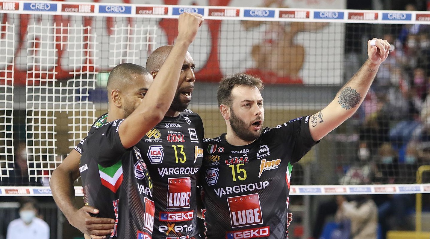 La Lube risorge, 3-0 all’Itas Trentino in Gara3 di Semifinale