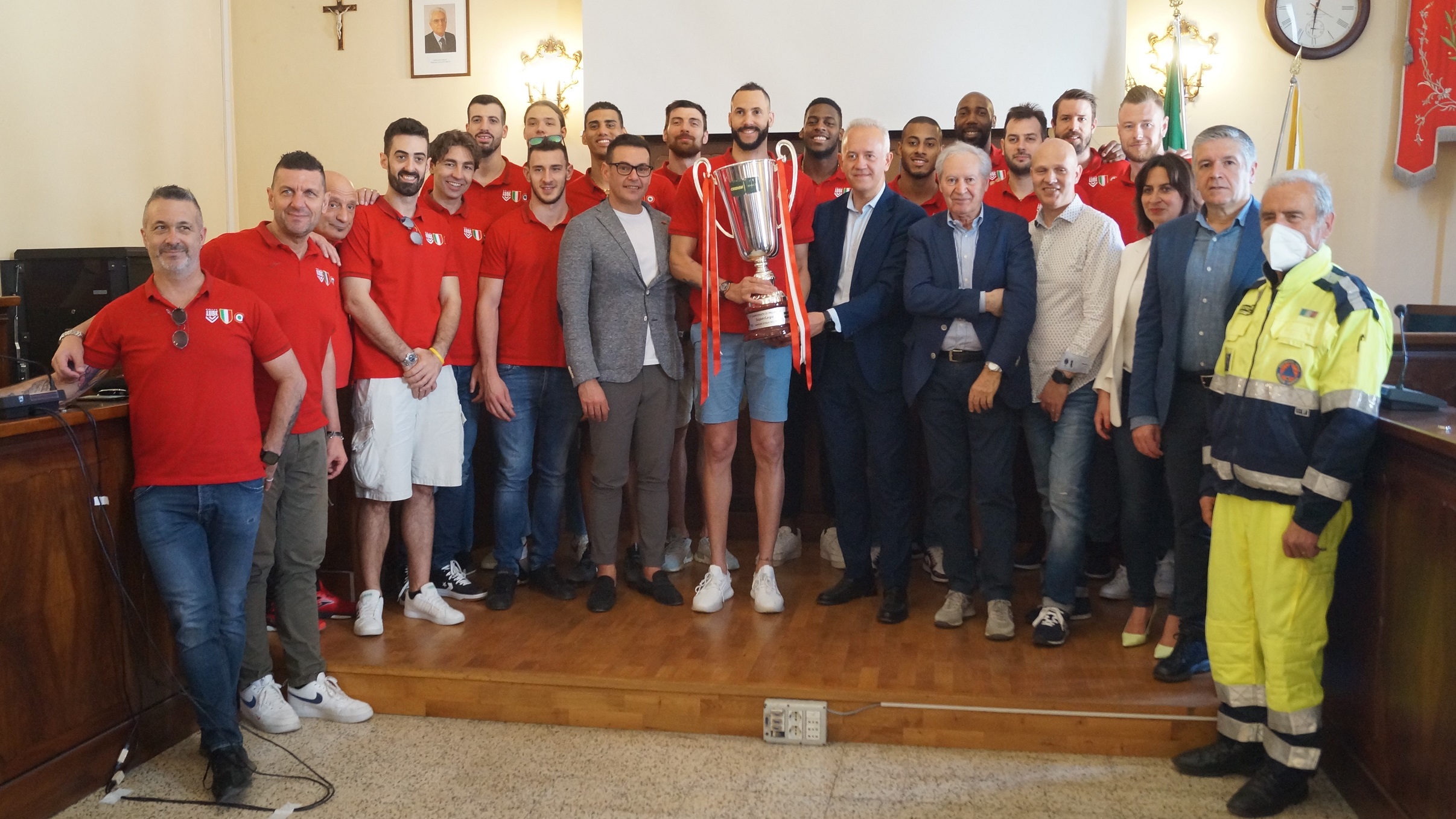 Lube accolta in Comune, Civitanova Marche celebra lo scudetto