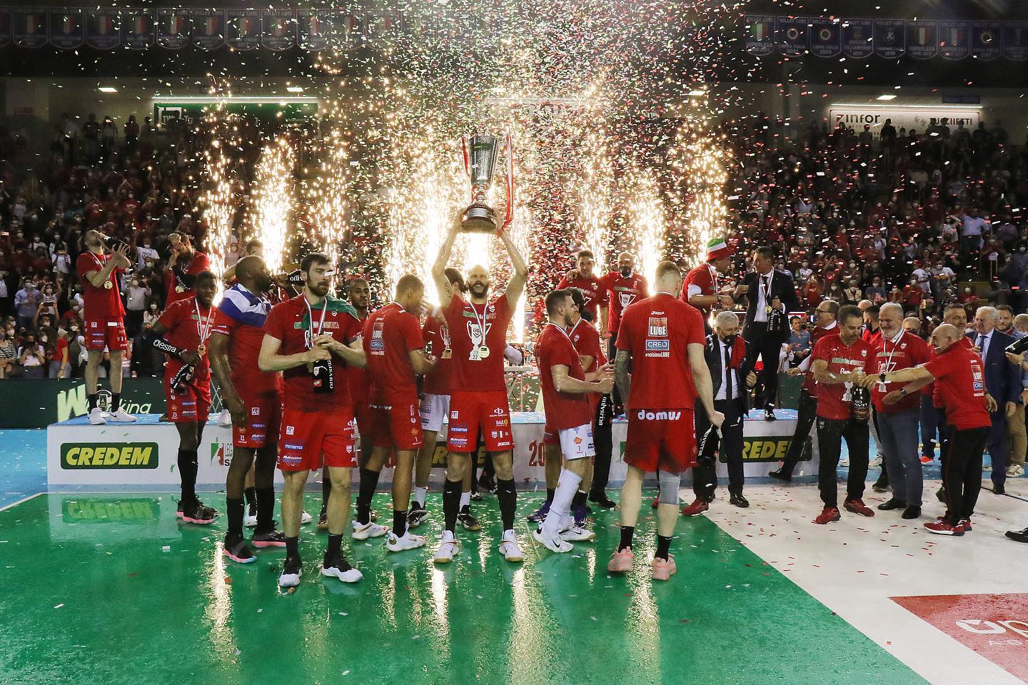 Lube conquista il settimo scudetto, Perugia battuta 3-0 in Gara4