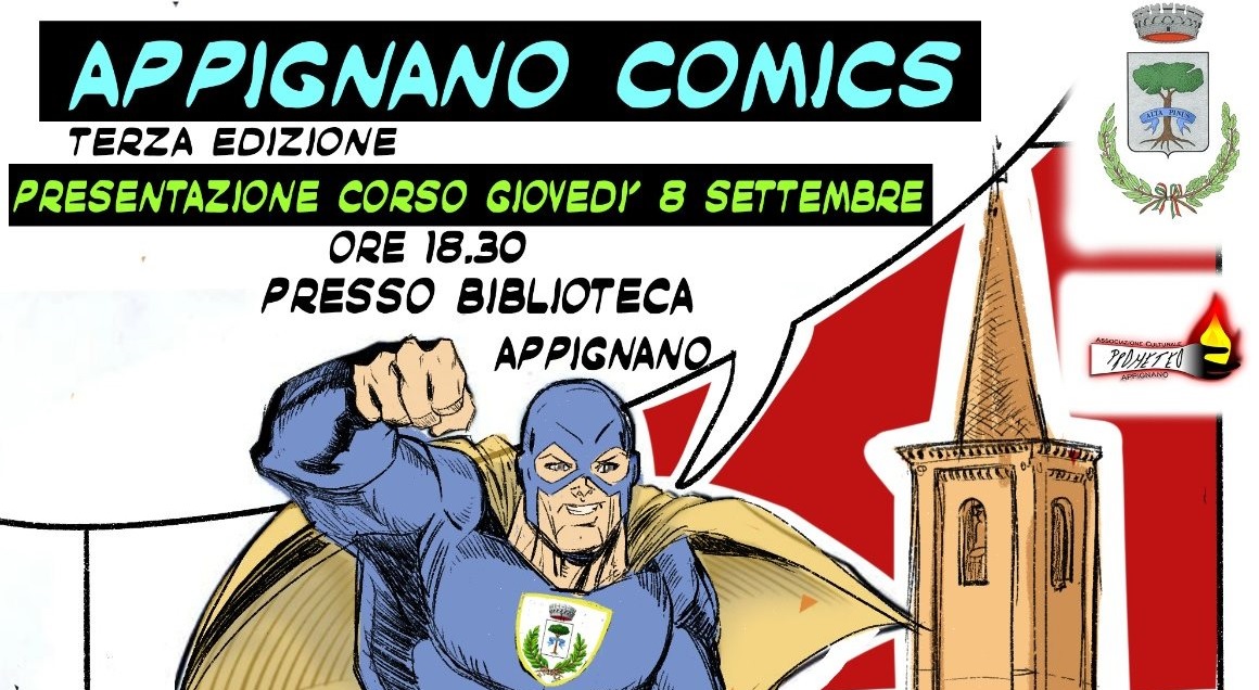 Appignano Comics, lezioni per imparare a disegnare i fumetti