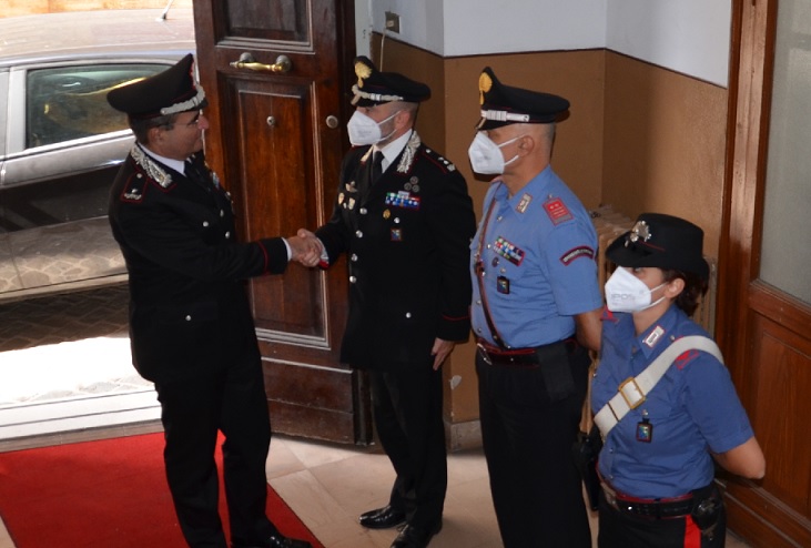 Carabinieri, a Macerata il commiato del Generale Salticchioli