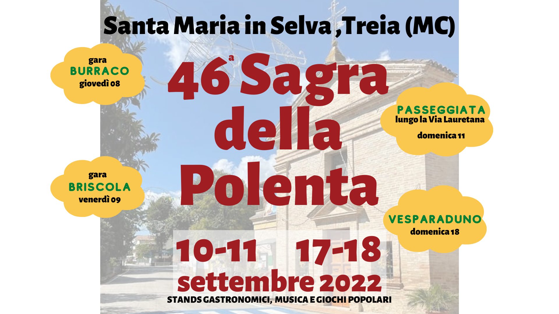 Sagra della Polenta a Santa Maria in Selva di Treia