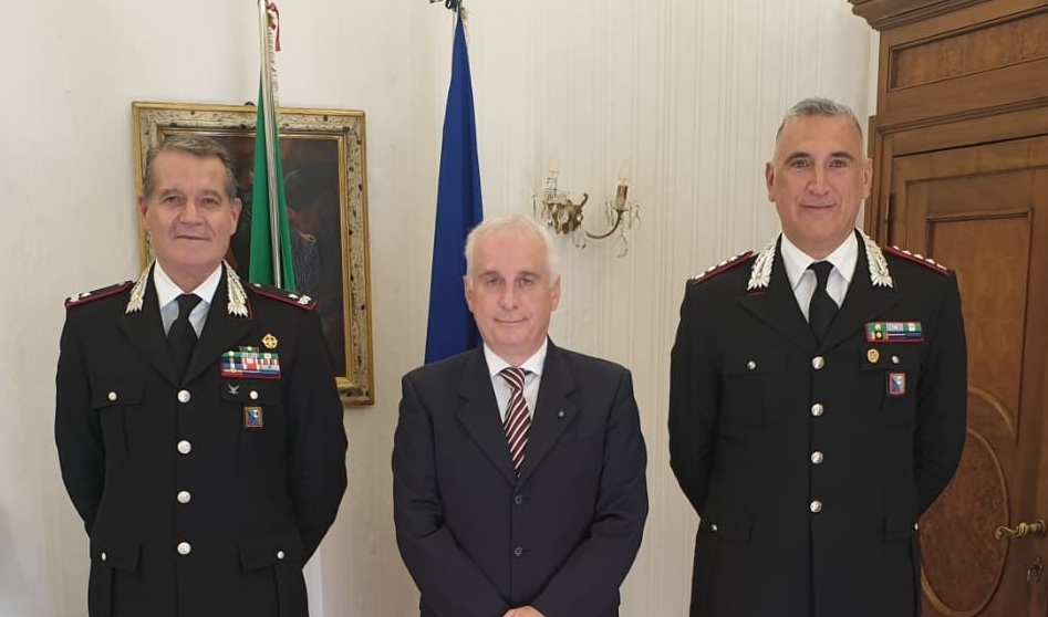 Carabinieri, il Generale Cagnazzo in visita a Macerata