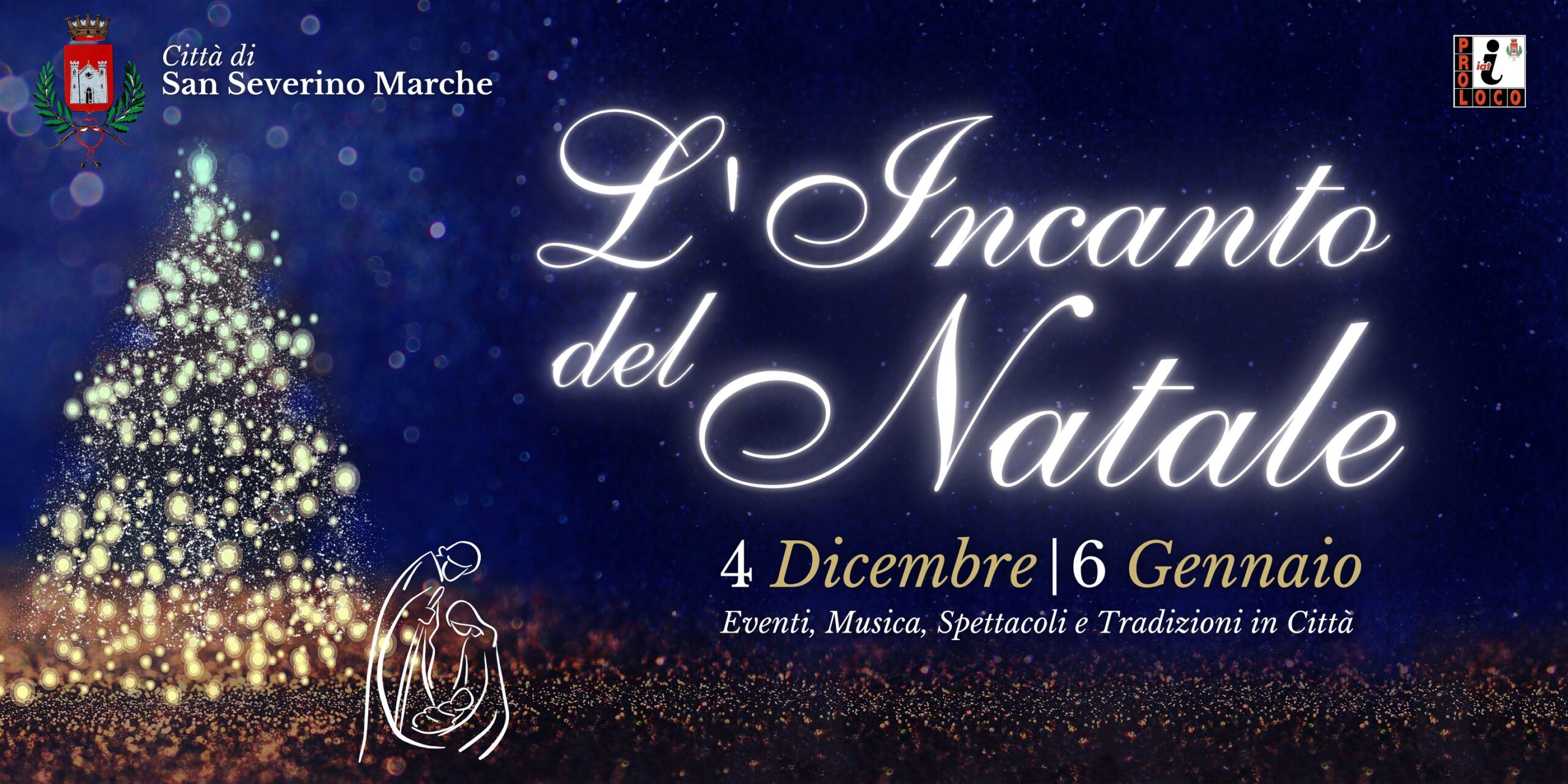 San Severino Marche accende le luci con “L’Incanto del Natale”