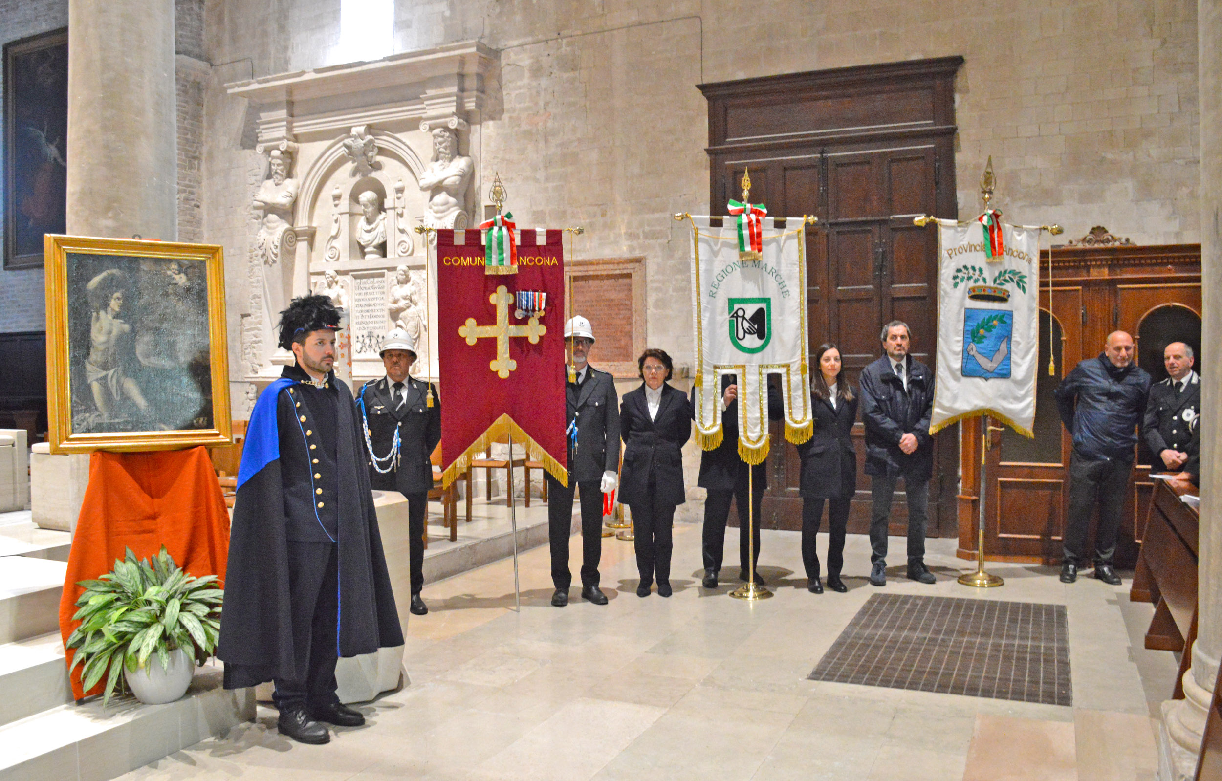 Marche, Giornata della Polizia Locale al Duomo di San Ciriaco