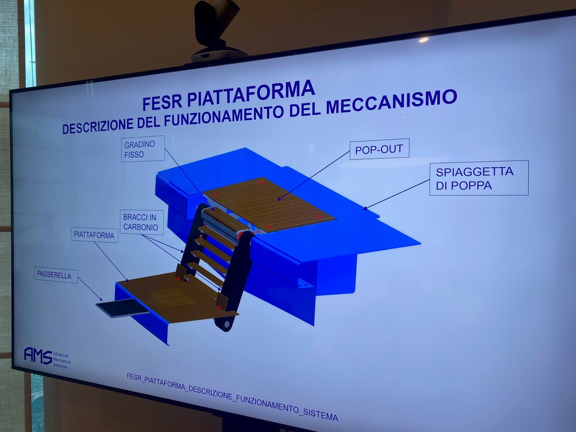 Progetto innovativo di imprese marchigiane per grandi yacht