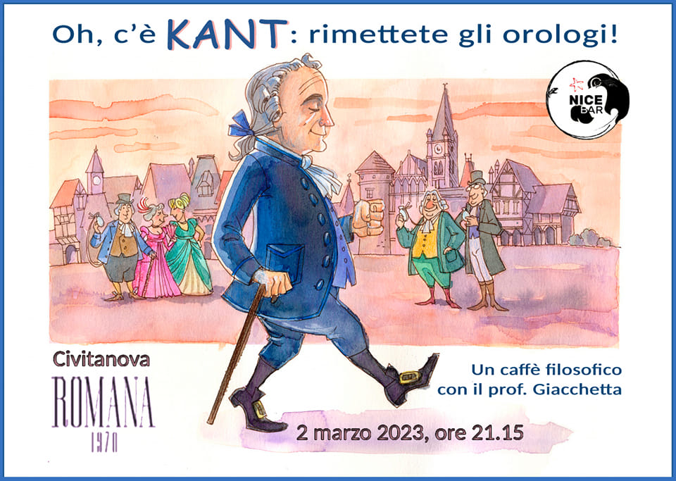 Civitanova Marche, Immanuel Kant da scoprire ai Caffè filosofici