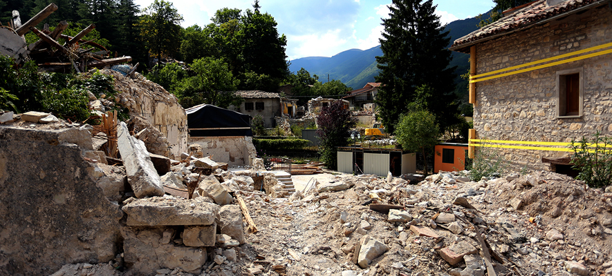 Il presidente Parcaroli e i sette anni dal primo sisma
