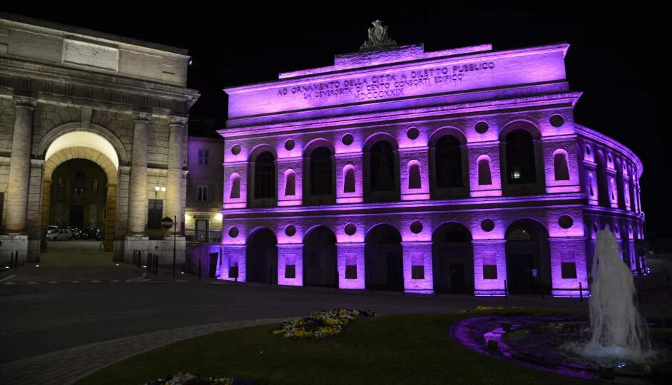 Giornata dell’Epilessia, a Macerata lo Sferisterio si colora di viola