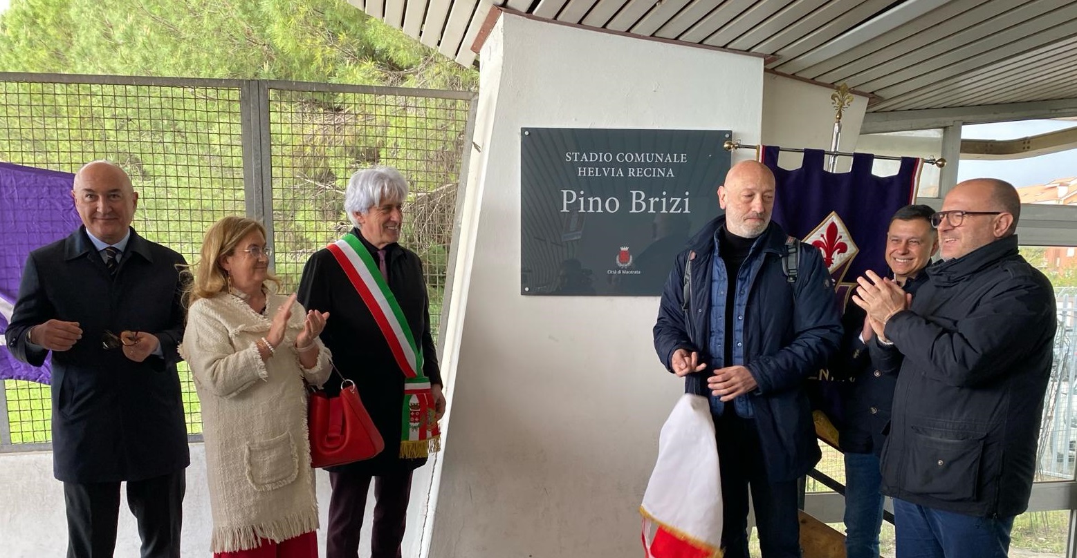 Macerata, lo stadio comunale Helvia Recina intitolato a Pino Brizi