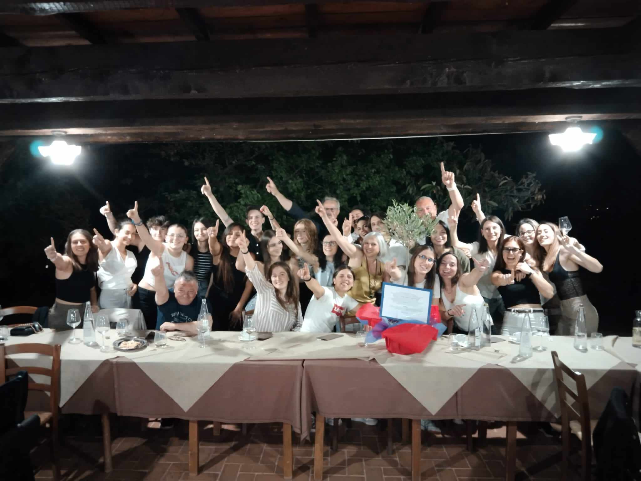 Cena sportiva di fine anno dell’Aurora Treia femminile