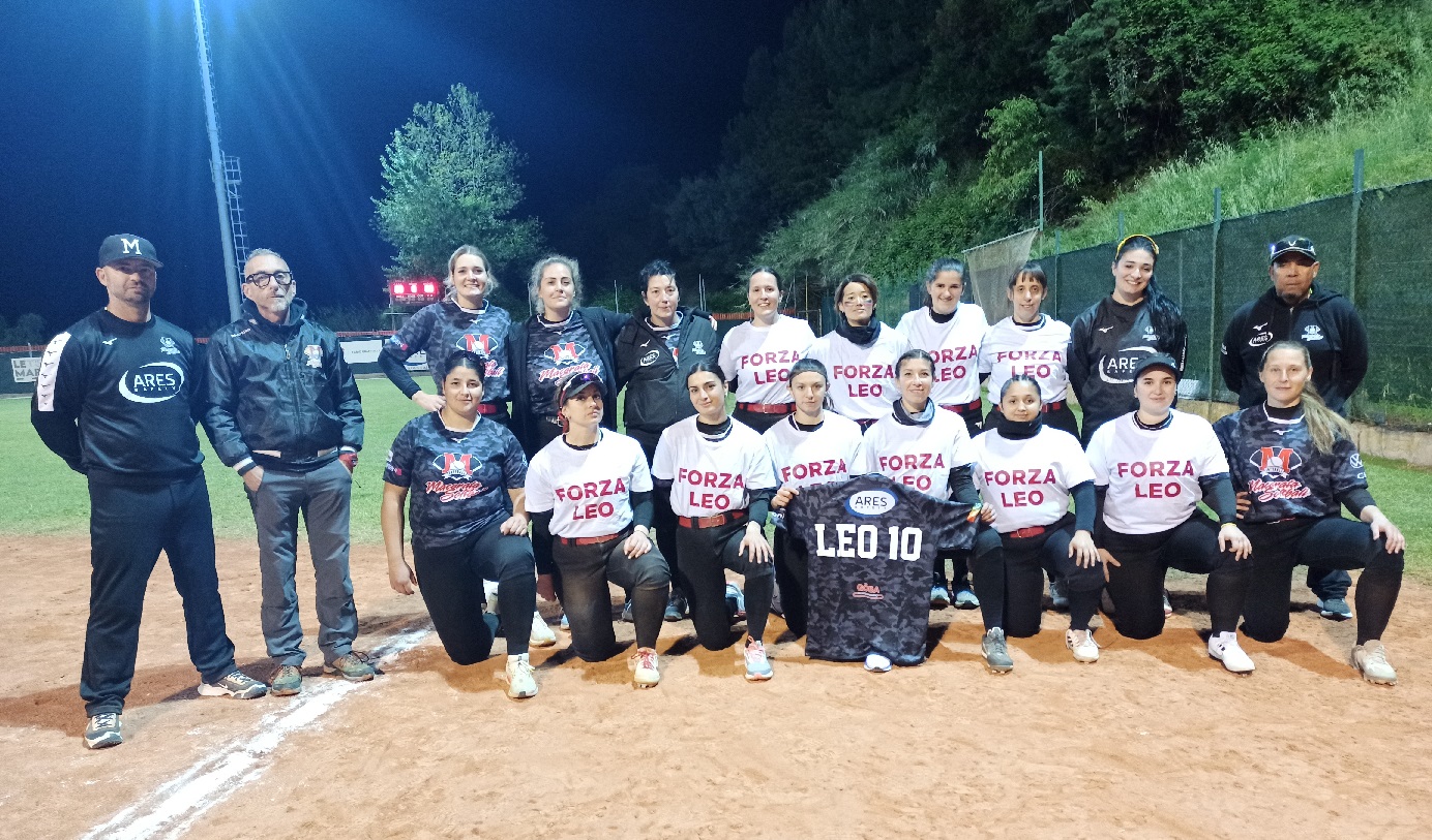 Ares Macerata e Collecchio pareggiano, con dedica a Leo Matano