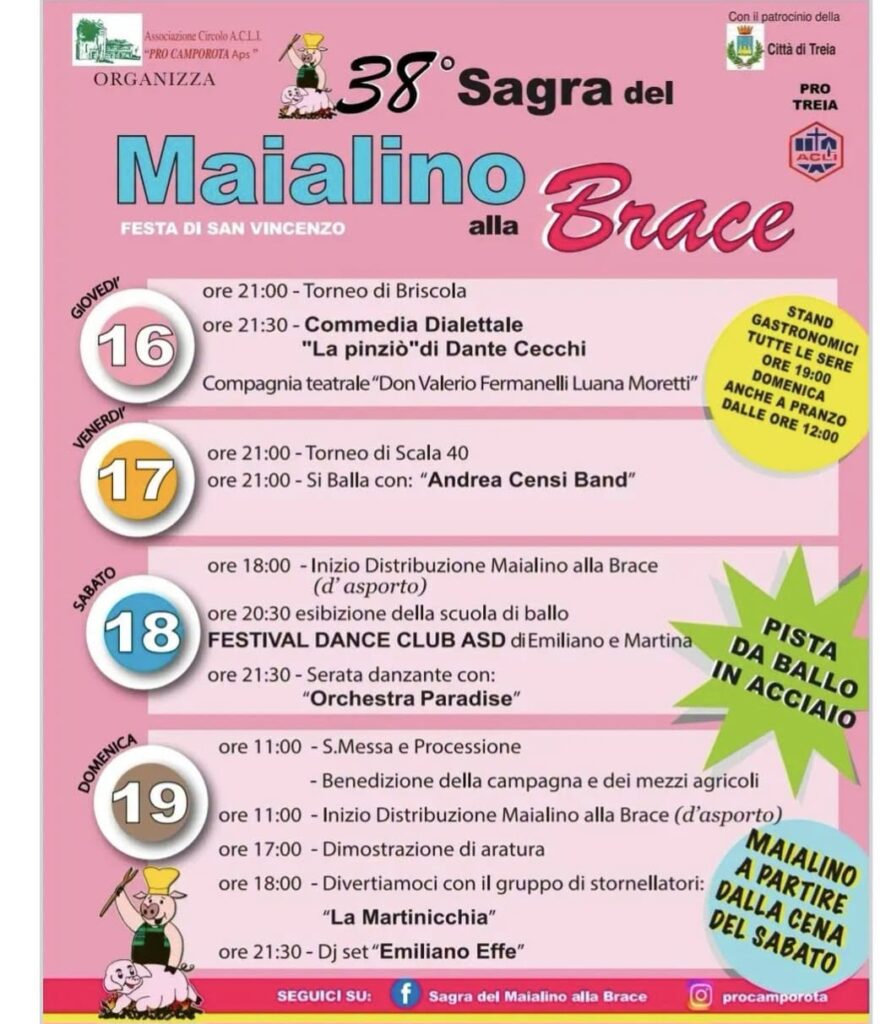 Sagra del Maialino alla Brace