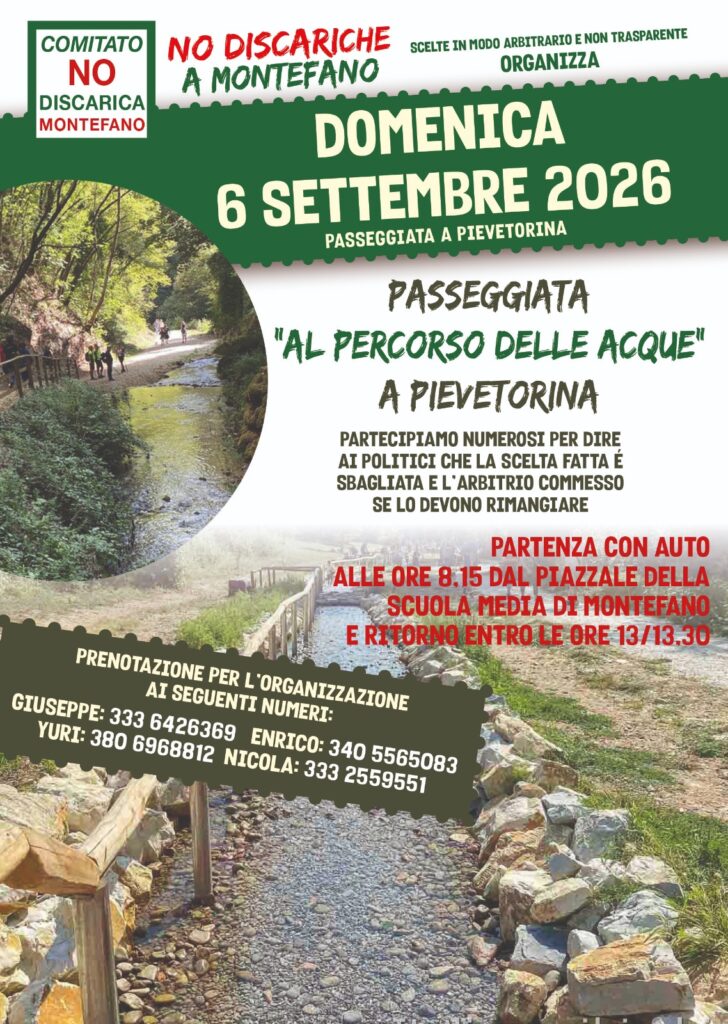 Montefano-No discarica-Pieve Torina